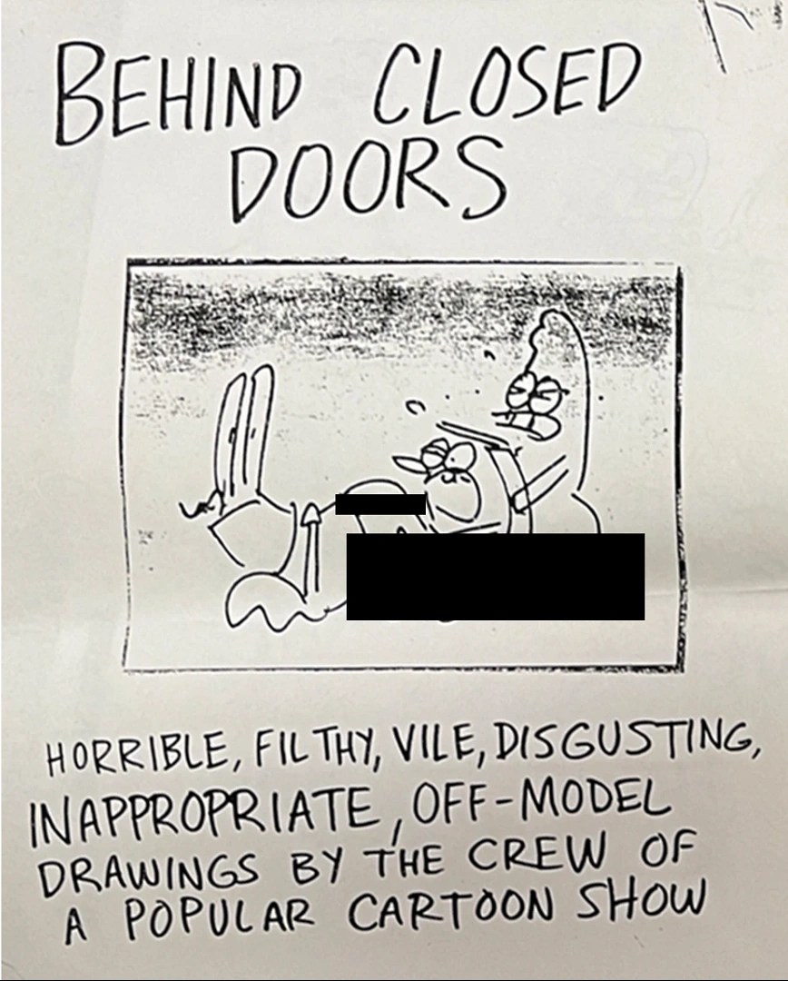 Behind Closed Doors: Unreleased SpongeBob SquarePants Book of Inappropriate Drawings