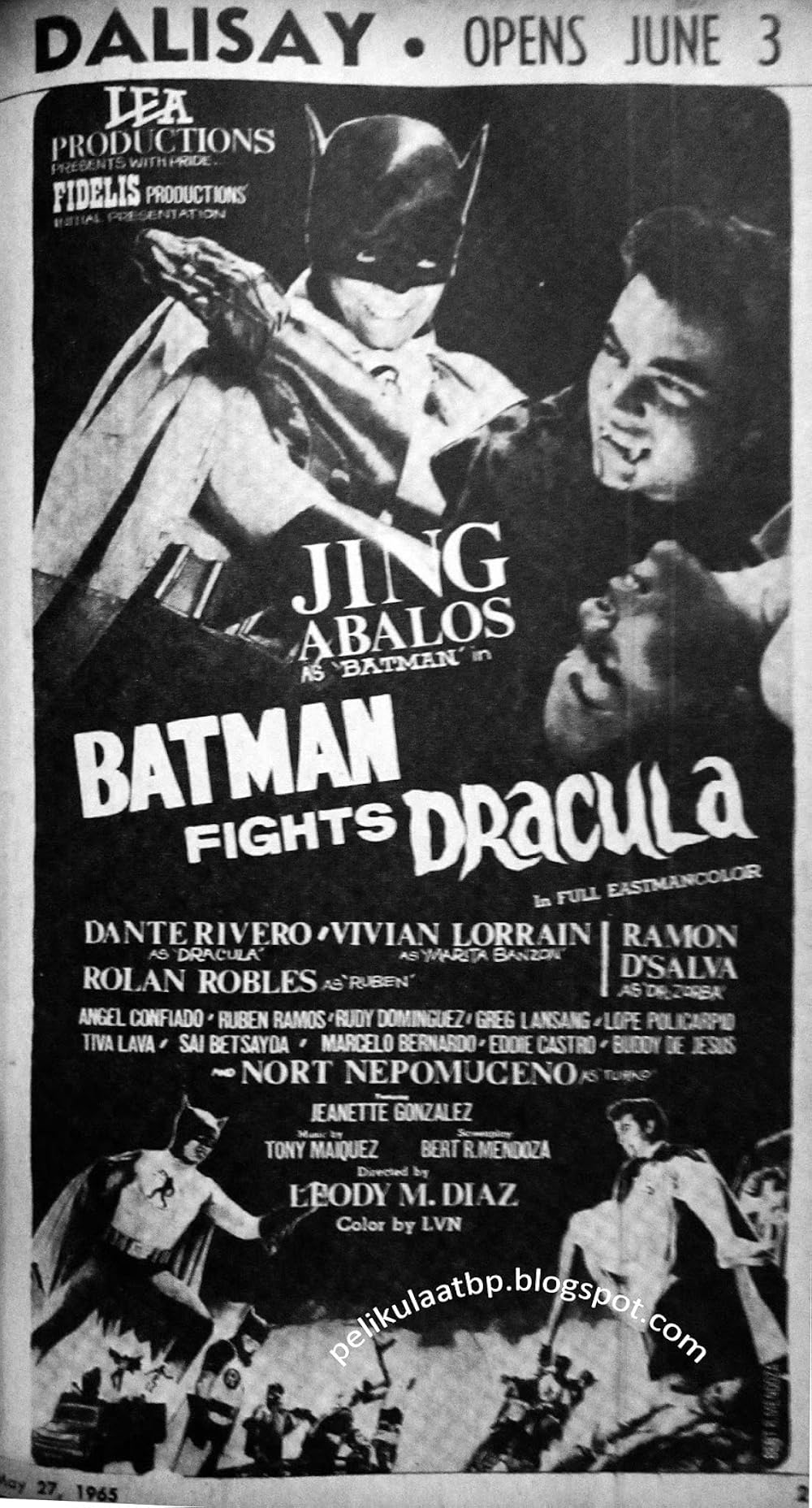 Batman Fights Dracula: Lost Filipino Parody Comedy&nbsp;Film